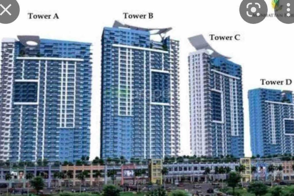 Cubao Manhattan Heights, Unit 8Bc Tower B, 1 Br 马尼拉 外观 照片